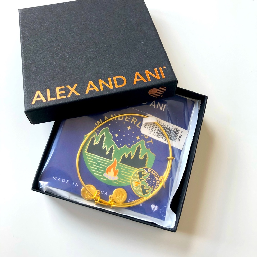 NWT Alex and Ani Wanderlust Bracelet